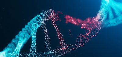 3D illustration of DNA molecule