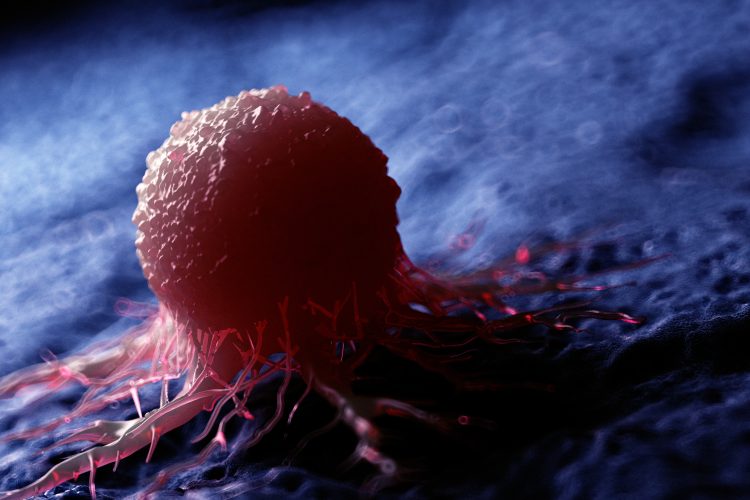 3d rendered medically accurate illustration of a cancer cell