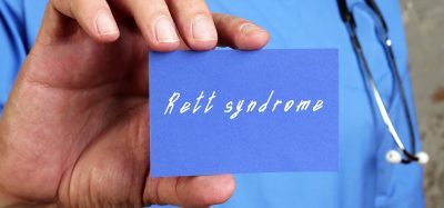 Conceptual photo about Rett syndrome with written text.