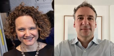 (Left) Dr Kara Margolis, Associate Professor of Molecular Pathobiology at NYU College of Dentistry | (Right) Dr Mark Ansorge, Associate Professor of Psychiatry at Columbia University