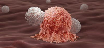 CAR T-cells attacking a cancer cell