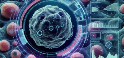 Images of cancer cells analyzed by ai